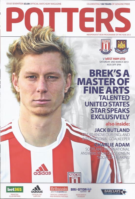 Stoke City FC v West Ham United FC